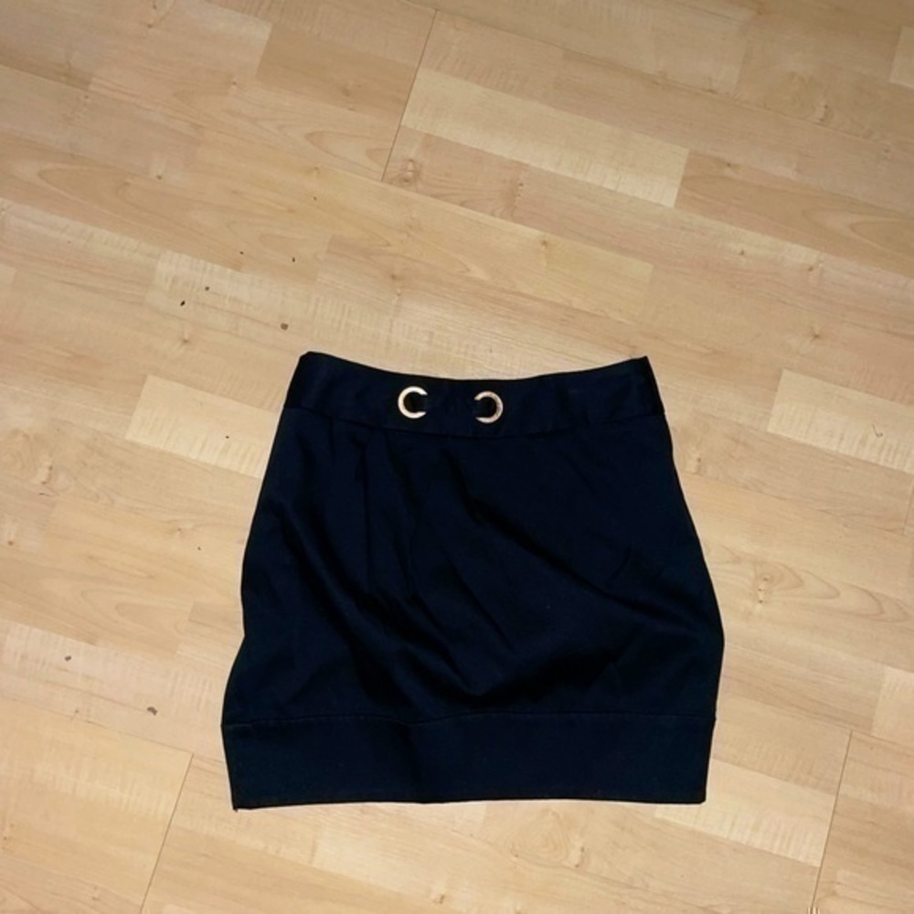 NWT Armani exchange AX mini skirt dark navy size 4 - Picture 4 of 9